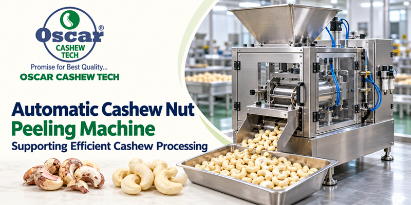 How an Automatic Cashew Nut Peeling Machine Supports Efficient Cashew Processing