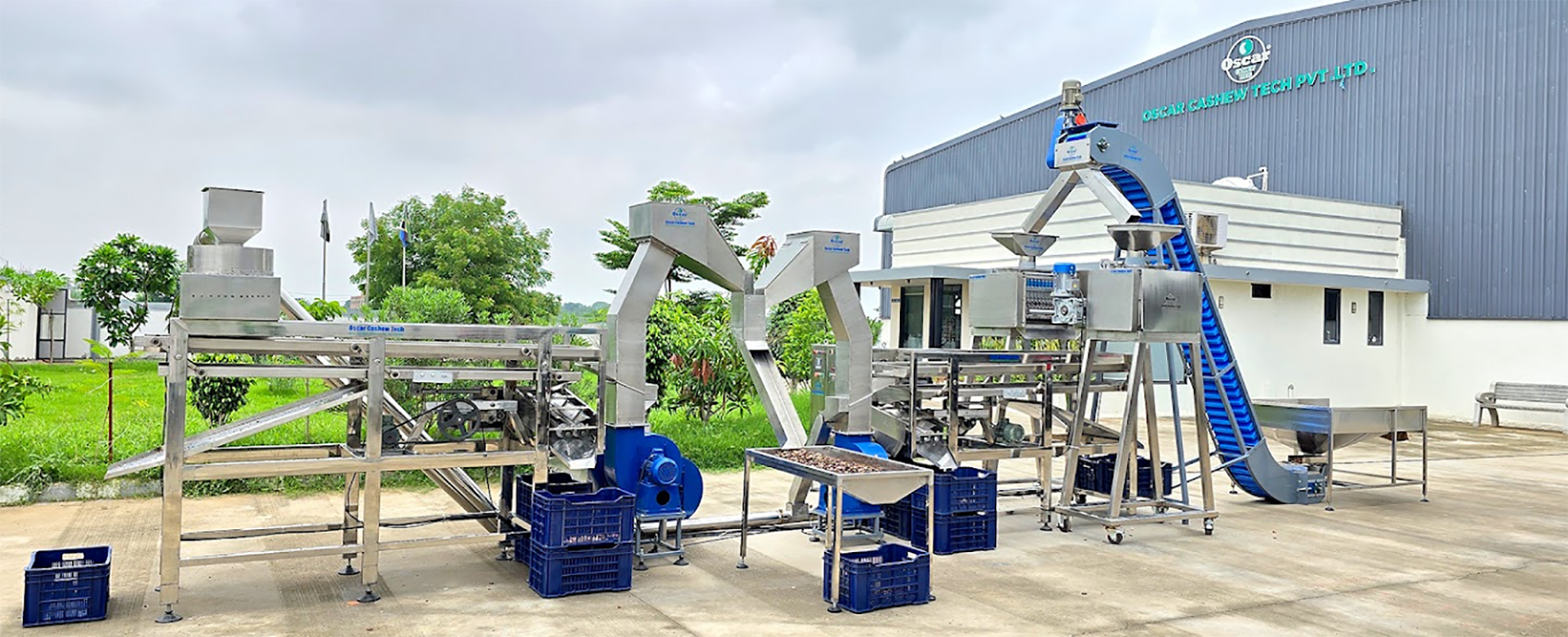 Modern Fully Automatic Cashew Nut Processing Plant