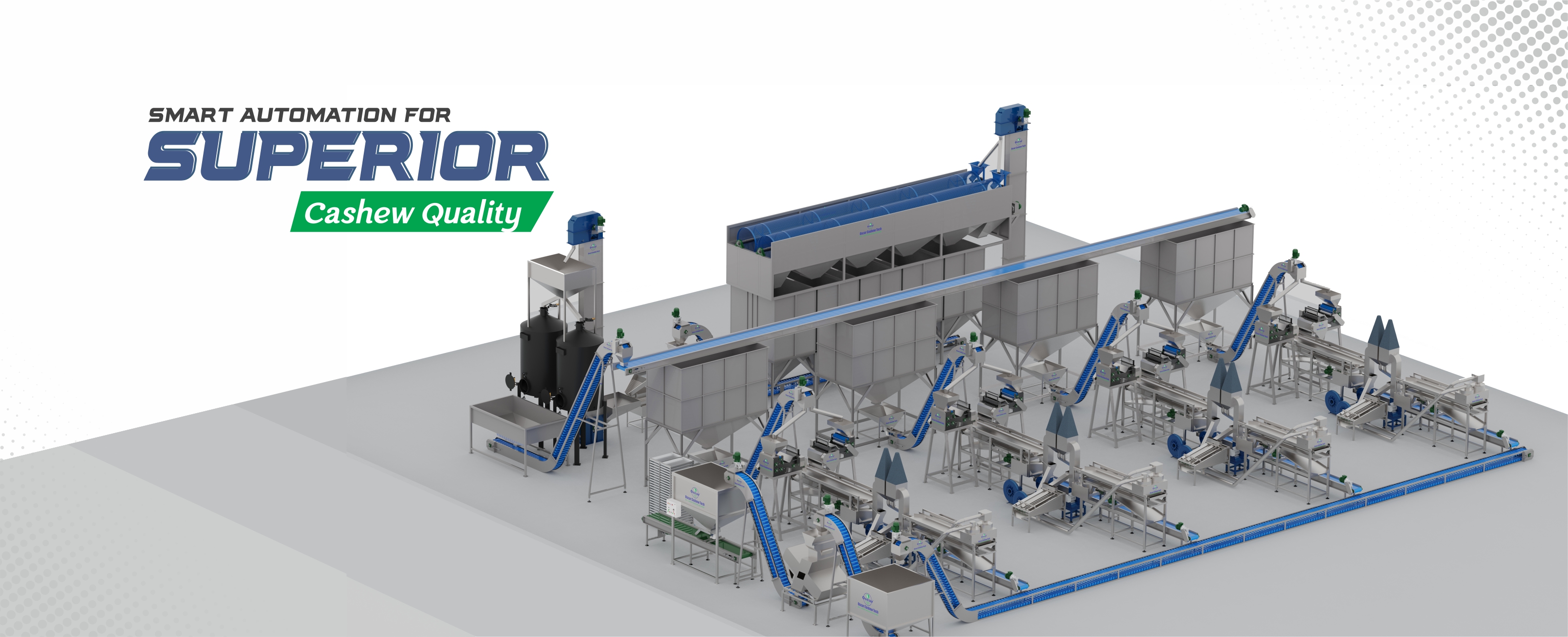 Fully Automatic Cashew Nut Processing Plant