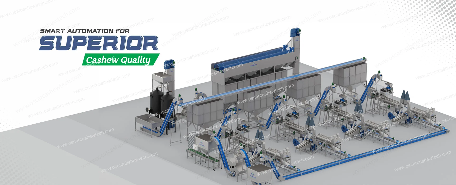 Fully Automatic Cashew Nut Processing Plant