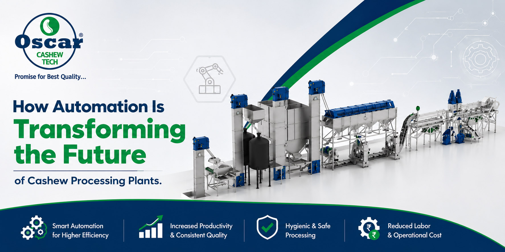 Automation in Cashew Processing Plants