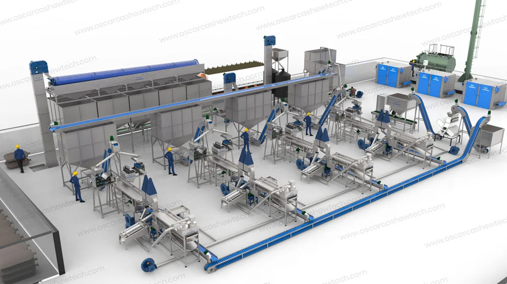 ultra modern fully automatic cashew nut processing plant on turnkey basis ahmedabad